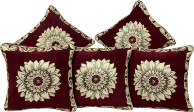 

Zesture Floral Cushions Cover(Pack of 5, 40 cm*40 cm, Multicolor)