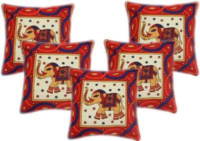 

Metro Living Animal Cushions Cover(Pack of 5, 40 cm*40 cm, Multicolor)
