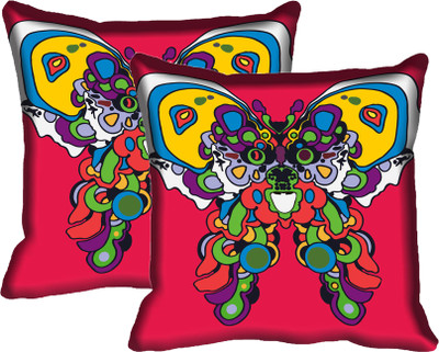 

IndiWeaves Printed Cushions Cover(Pack of 2, 30 cm*30 cm, Multicolor)