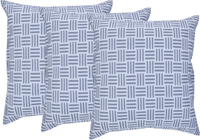 

MABA Checkered Cushions & Bolsters Cover(Pack of 3, 40 cm*40 cm, Multicolor)