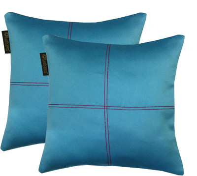

Lushomes Geometric Cushions Cover(Pack of 2, 30 cm*30 cm, Blue)