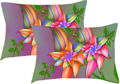 

Sleep Nature's Printed Pillows Cover(Pack of 2, 68.58 cm*45.72 cm, Multicolor)