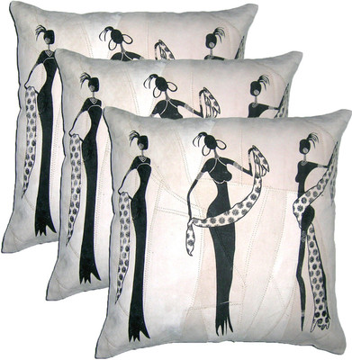 

ChicAntique Printed Cushions Cover(Pack of 3, 40 cm*40 cm, Multicolor)