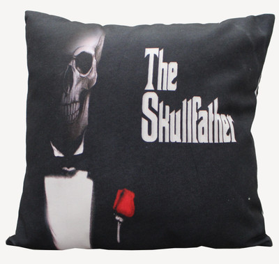 

Adishma Printed Cushions Cover(40 cm*40 cm, Black)