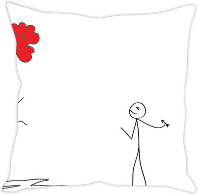 

Sleep Nature's Abstract Cushions Cover(40.63 cm*40.63 cm, Multicolor)