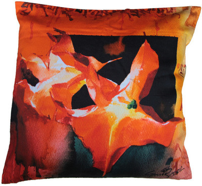 

Indian Colours Floral Cushions Cover(41 cm*41 cm, Multicolor)
