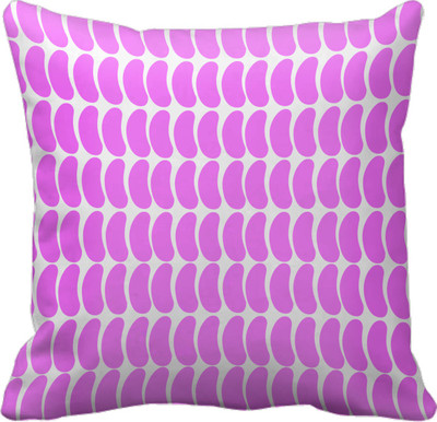 

SajawatHomes Abstract Cushions Cover(30 cm*30 cm, White, Pink), Pink;white