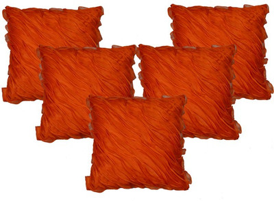 

Shine Villa Striped Cushions Cover(Pack of 5, 40 cm*40 cm, Orange)