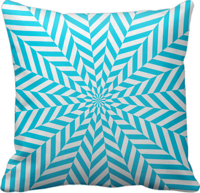 

SajawatHomes Abstract Cushions Cover(30 cm*30 cm, White, Green), Green;white