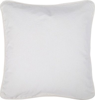 

Rajrang Striped Cushions Cover(51 cm*51 cm, White)