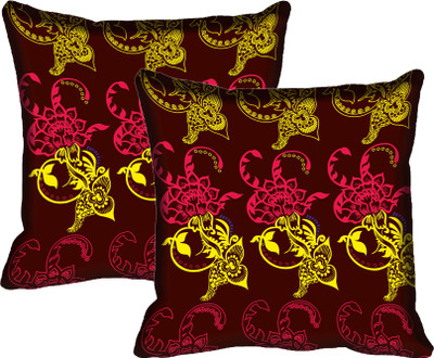 

IndiWeaves Printed Cushions Cover(Pack of 2, 40 cm*40 cm, Multicolor)