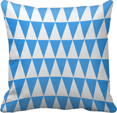 

SajawatHomes Abstract Cushions Cover(30 cm*30 cm, Blue, White)