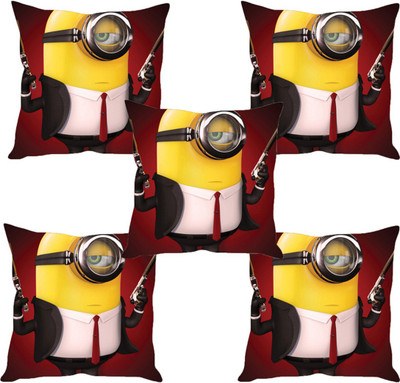 

Sleep Nature's Abstract Cushions Cover(Pack of 5, 40.63 cm*40.63 cm, Multicolor)