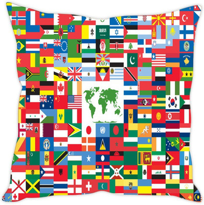 

Sleep Nature's Abstract Cushions Cover(40 cm*40 cm, Multicolor)