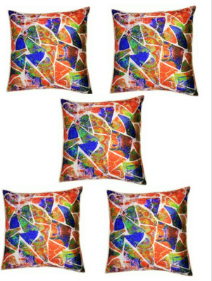 

Chandra Impex Printed Cushions Cover(Pack of 5, 40.64 cm*40.64 cm, Multicolor)