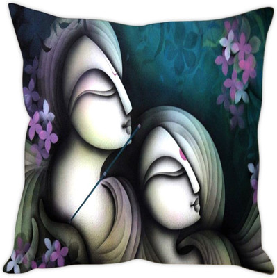 

Sleep Nature's Abstract Cushions Cover(40.64 cm*40.64 cm, Multicolor)