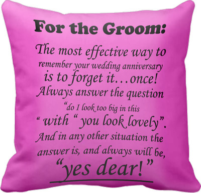 

Tied Ribbons Printed Cushions Cover(30 cm*30 cm, Multicolor)