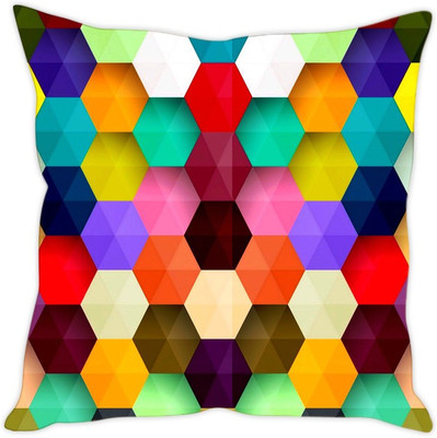 

Sleep Nature's Abstract Cushions Cover(40 cm*40 cm, Multicolor)
