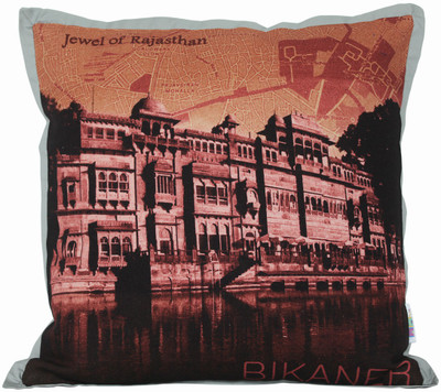 

Fatfatiya Plain Cushions Cover(40 cm*40 cm, Pink)