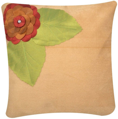 

Nikunj Floral Cushions Cover(Pack of 5, 40 cm*40 cm, Gold)
