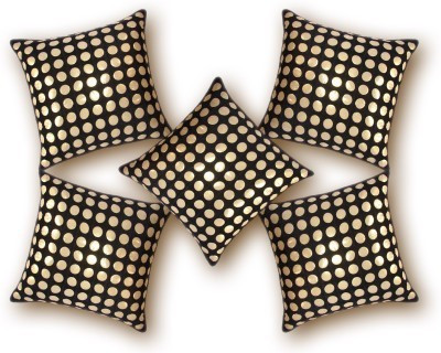 

Nikunj Geometric Cushions Cover(Pack of 5, 40 cm*40 cm, Brown)