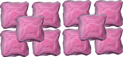 

HOME SHINE Floral Cushions Cover(40 cm*40 cm, Pink)
