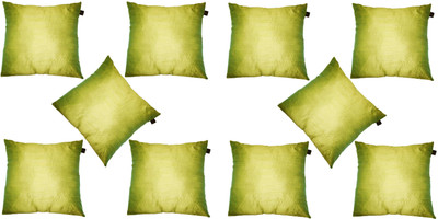 

Lushomes Plain Cushions Cover(Pack of 10, 30 cm*30 cm, Green)