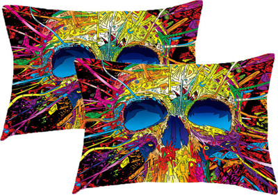 

Sleep Nature's Printed Pillows Cover(Pack of 2, 68.58 cm*45.72 cm, Multicolor)