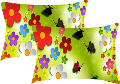 

Sleep Nature's Printed Pillows Cover(Pack of 2, 68.58 cm*45.72 cm, Multicolor)