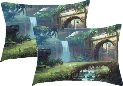 

Sleep Nature's Printed Pillows Cover(Pack of 2, 68.58 cm*45.72 cm, Multicolor)