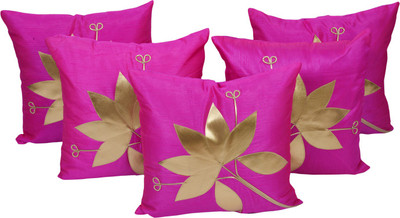 

Shine Villa Floral Cushions Cover(Pack of 5, 40 cm*40 cm, Pink)