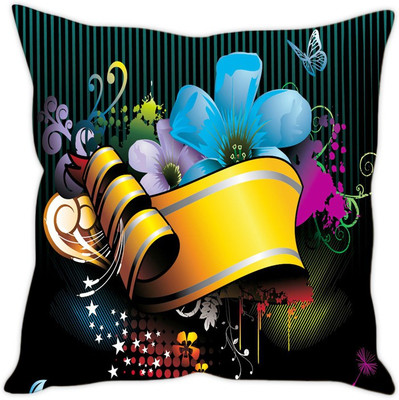 

Sleep Nature's Abstract Cushions Cover(30.63 cm*30.63 cm, Multicolor)