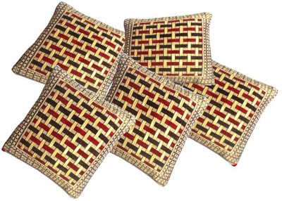 Creative Homes Abstract Cushions Cover(Pack of 5, 40.64 cm, Multicolor)
