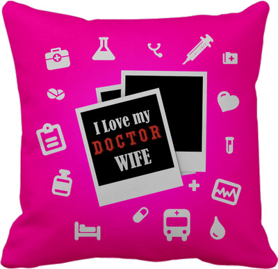 

Tied Ribbons Printed Cushions Cover(30 cm*30 cm, Multicolor)