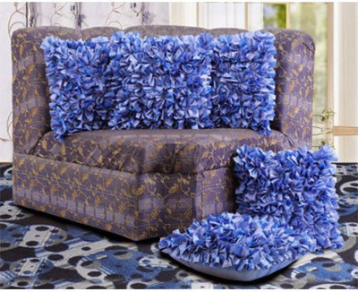

Shine Villa Floral Cushions Cover(Pack of 5, 40 cm*40 cm, Blue)