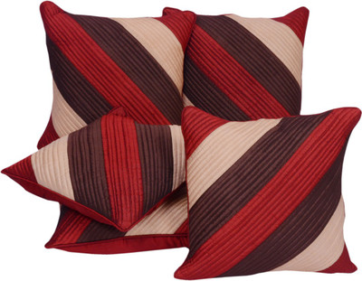 

Shine Villa Striped Cushions Cover(Pack of 5, 40 cm*40 cm, Multicolor)