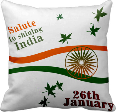 66% OFF on Tied Ribbons Printed Cushions Cover(30 cm*30 cm, Multicolor)