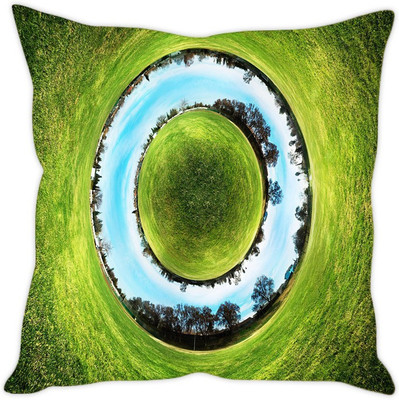 

Sleep Nature's Abstract Cushions Cover(30.63 cm*30.63 cm, Multicolor)