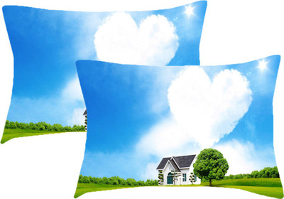 

Sleep Nature's Printed Pillows Cover(Pack of 2, 68.58 cm*45.72 cm, Multicolor)