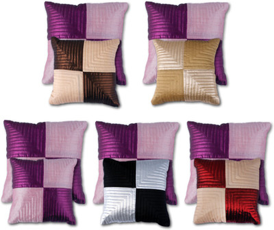 

Veer Creations Abstract Cushions Cover(Pack of 10, 40 cm*40 cm, Multicolor)