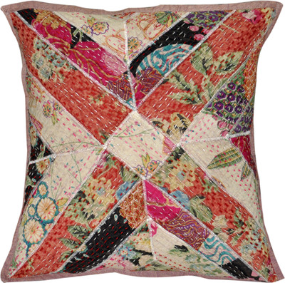 

Kanha Homes Embroidered Cushions & Pillows Cover(Pack of 4, 40 cm*40 cm, Multicolor)