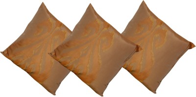 

Maba Damask Cushions Cover(Pack of 3, 43 cm*43 cm, Orange)