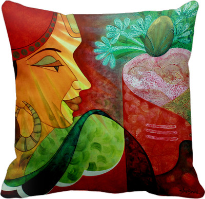 

Tied Ribbons Printed Cushions Cover(30 cm*30 cm, Multicolor)