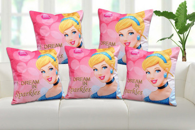 

The Intellect Bazaar Printed Cushions Cover(Pack of 5, 41 cm*41 cm, Pink)