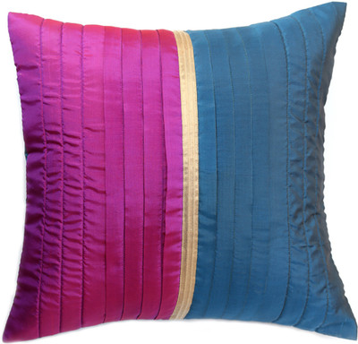 

Ans Floral Cushions Cover(40 cm*40 cm, Blue)