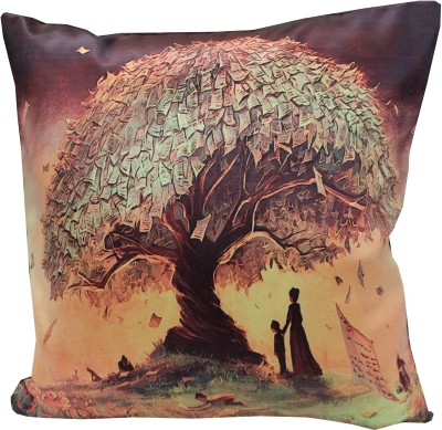 

Adishma Printed Cushions Cover(40 cm*40 cm, Brown)