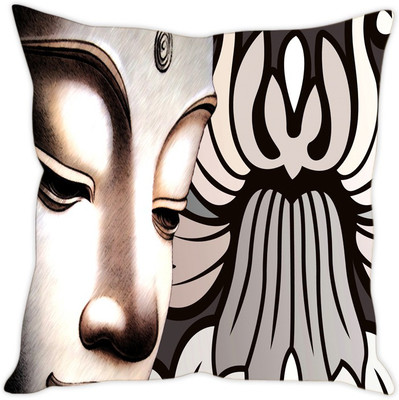 

Sleep Nature's Abstract Cushions Cover(40.64 cm*40.64 cm, Multicolor)