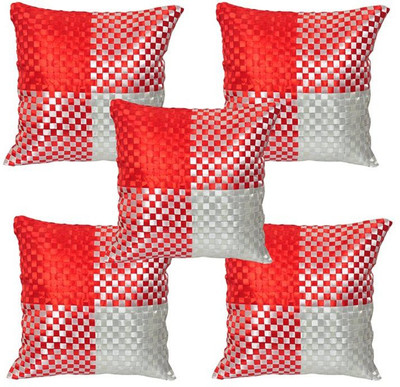 

Creative Homes Checkered Cushions Cover(Pack of 5, 40 cm*40 cm, Multicolor)