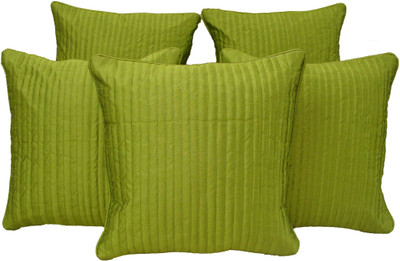 

HOME SHINE Plain Cushions Cover(Pack of 5, 30 cm*30 cm, Light Green)