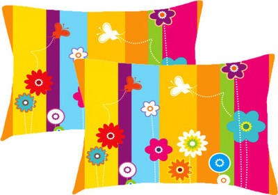 

Sleep Nature's Printed Pillows Cover(Pack of 2, 68.58 cm*45.72 cm, Multicolor)